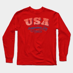 Independence Day der Vereinigten Staaten Long Sleeve T-Shirt